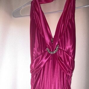 Pink prom dress